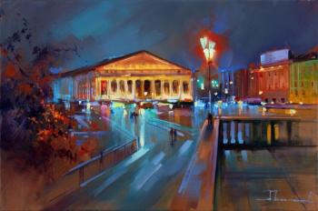 The lights of an "Manege" (The Old Lee). Shalaev Alexey