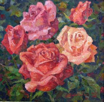 Still unbuckled roses. Zolotarev Leonid