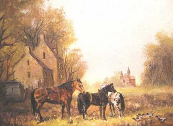 Romantic landscape. Gerasimov Vladimir