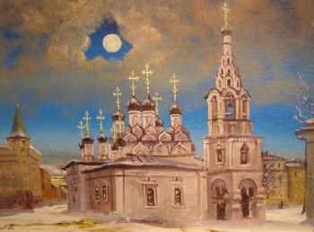 Moscow. Shrine of Our Lady of the Sign in Kolobovsky Lane. Gerasimov Vladimir