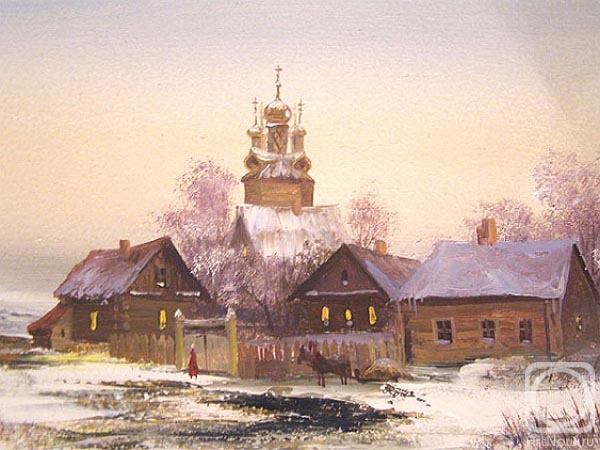Gerasimov Vladimir. Winter landscape (Saratov city)