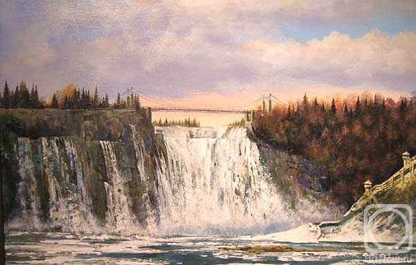 Gerasimov Vladimir. Montmorency Falls in Quebec City