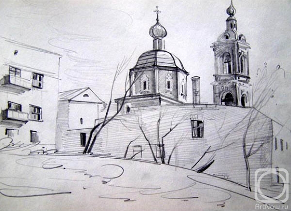 Gerasimov Vladimir. Moscow sketches 42