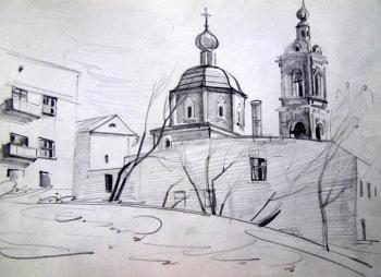 Moscow sketches 42. Gerasimov Vladimir