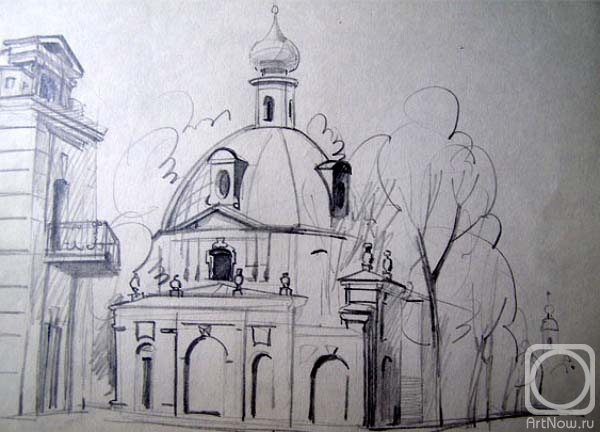 Gerasimov Vladimir. Moscow sketches 36