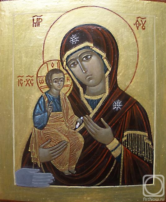 Chugunova Elena. Icon of the Most Holy Theotokos "Troeruchitsa"