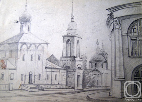 Gerasimov Vladimir. Moscow sketches 26