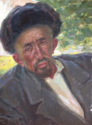 The collective farmer (etude). Petrov Vladimir