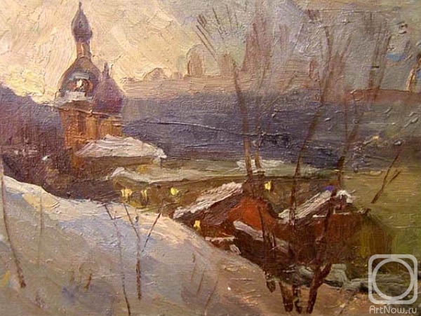 Gerasimov Vladimir. Moscow. Andreevsky monastery (old etudes)
