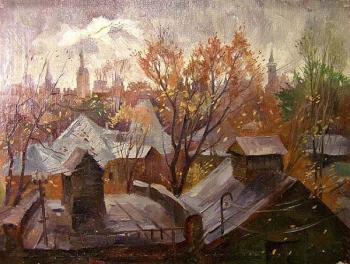 Moscow sketch, roof ul.Seleznevskoy (A Roof). Gerasimov Vladimir