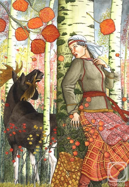 Fomin Nikolay. Aspen (series Trees as Women)