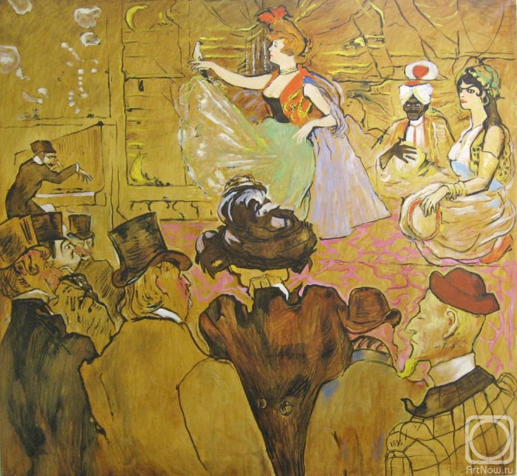 Belyakov Alexandr. Lautrec. Moorish dance