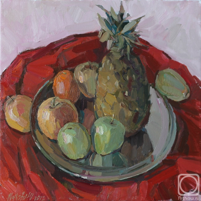 Zhukova Juliya. Apples and Pineapple