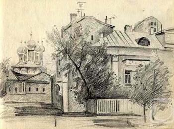 Moscow sketches 26. Gerasimov Vladimir