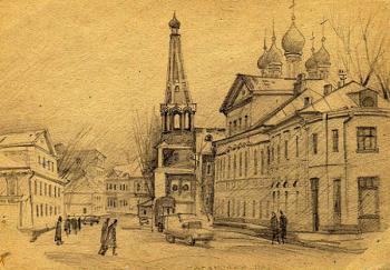 Moscow sketches. Gerasimov Vladimir