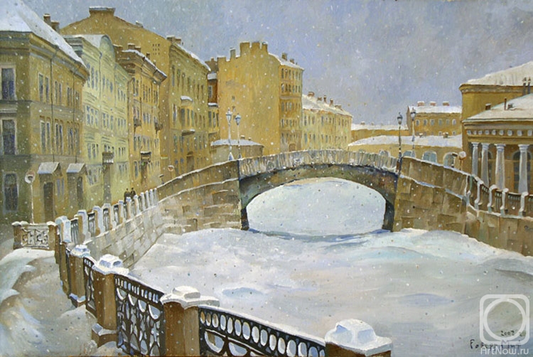 Mif Robert. River Moyka in the snow