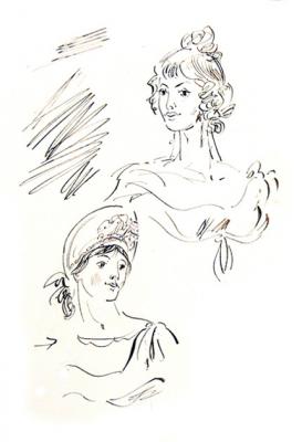 Illustrations to Pushkin's products: Belkin's stories - 19/80. Chistyakov Yuri