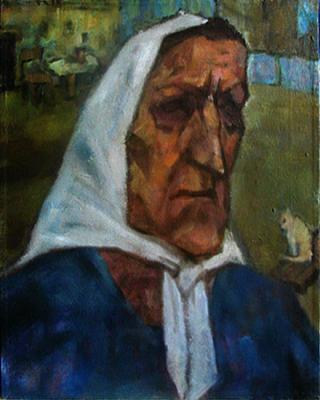 The grandmother. Karashkevich Inga