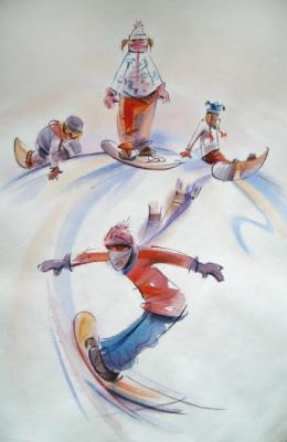 Snowboard. Teplov Sergey