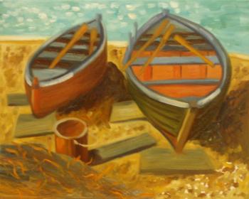 536 (Fishing boats on shore) (). Lukaneva Larissa