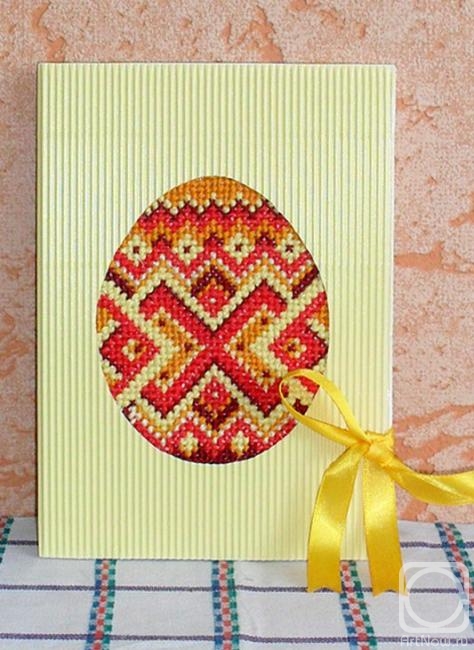Proskuryakova Tatiana. Easter card - 2