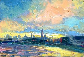 View from the Moskva River. Sunny (View Of The River). Golovchenko Alexey