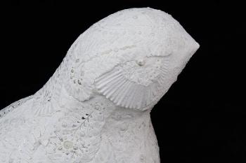 Mosaic Sculpture "Partridge" (fragment). Izmailova Natalia