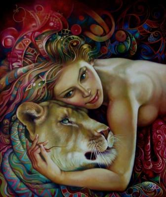 Strength and tenderness (Lion). Kharabadze Teimuraz