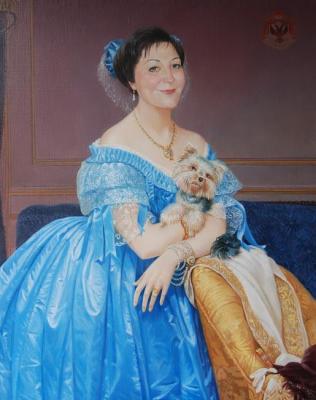 Portrait of a Lady in Historical Costume