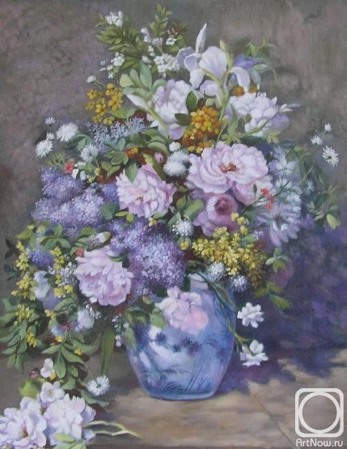 Sidorenko Shanna. Summer bouquet. Renoir. Copy