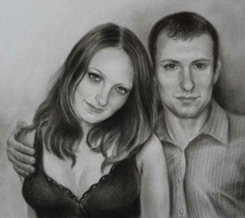Portrait of a Young Couple. Sidorenko Shanna