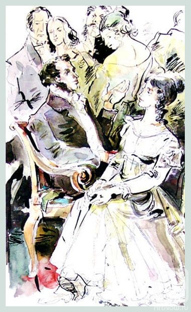 Chistyakov Yuri. Illustrations to Pushkin: Selected Poems  1 16/76