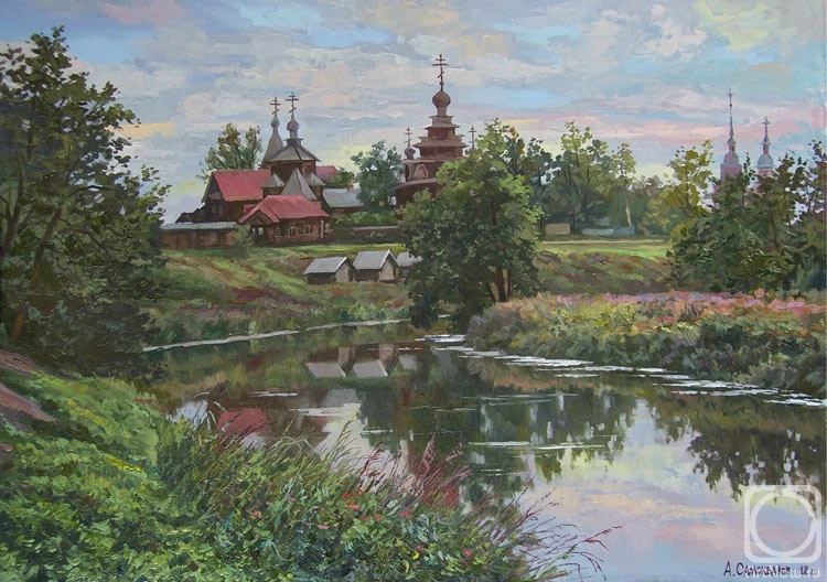 Samokhvalov Alexander. The river Kamenka
