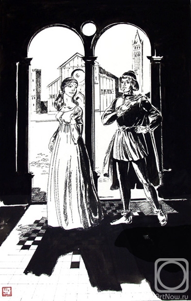 Chistyakov Yuri. Illustrations to Shakespeare: Romeo and Juliet -6/73