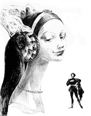 Illustrations to Shakespeare: Romeo and Juliet -2/73. Chistyakov Yuri