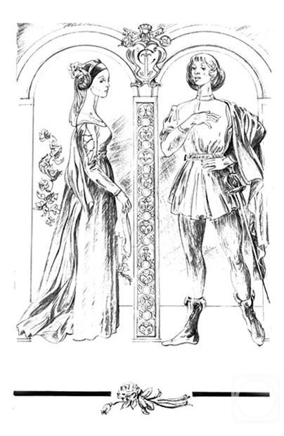 Chistyakov Yuri. Illustrations to Shakespeare: Romeo and Juliet -7/78