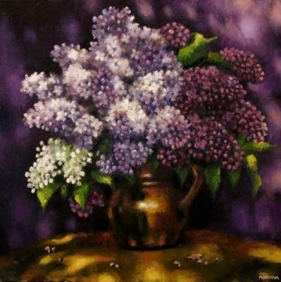The still life with lilac. Ivanova Olga