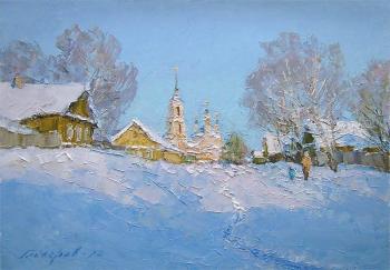 Winter day in Korostylya. Gaiderov Michail