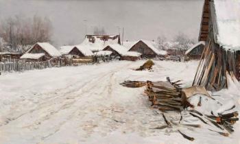 Thawing weather (The Snow Thawing). Petrenko Boris