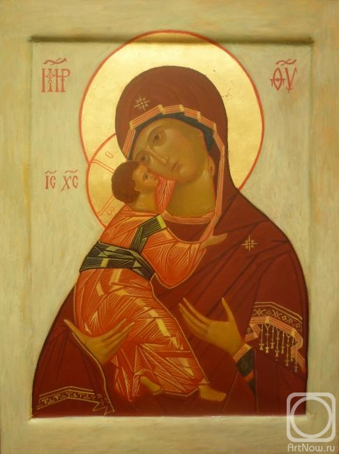 Popov Sergey. Vladimir Icon of the Mother of God
