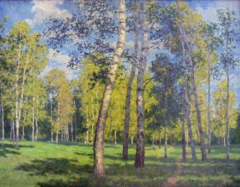 In the shade of birches