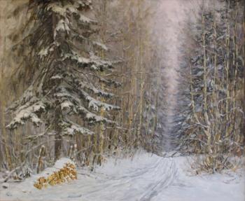 The road in the woods (Wood Pile). Petrenko Boris