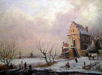 romantic landscape 79. Gerasimov Vladimir