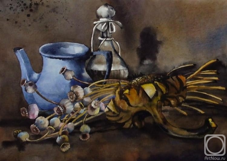 Ivanova Olga. The still life with tea-pot