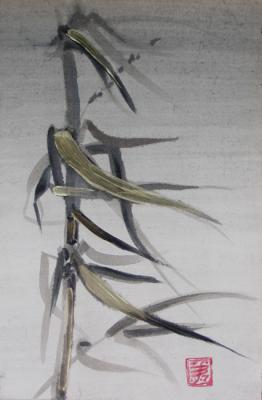 Dry bamboo. Shanin Vladimir