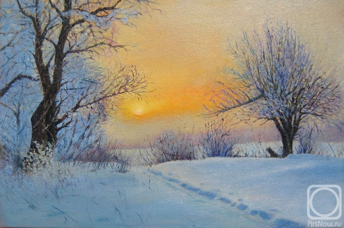 Elokhin Pavel. Path in the snow