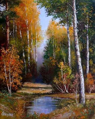 Birches in autumn. Yanulevich Henadzi