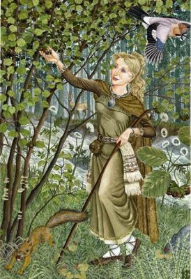 Hazel (series Trees As Women). Fomin Nikolay