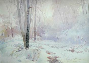Frosty morning (Water-Color). Zybin Alexandr