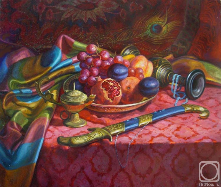 Shumakova Elena. Still life with a dagger